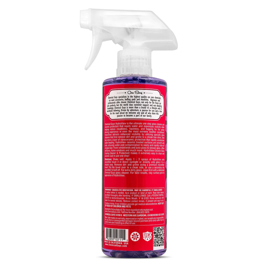 HydroView Ceramic Glass Cleaner & Coating (16oz) Chemical Guys