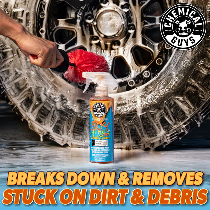 Sticky Gel Citrus Wheel Cleaner