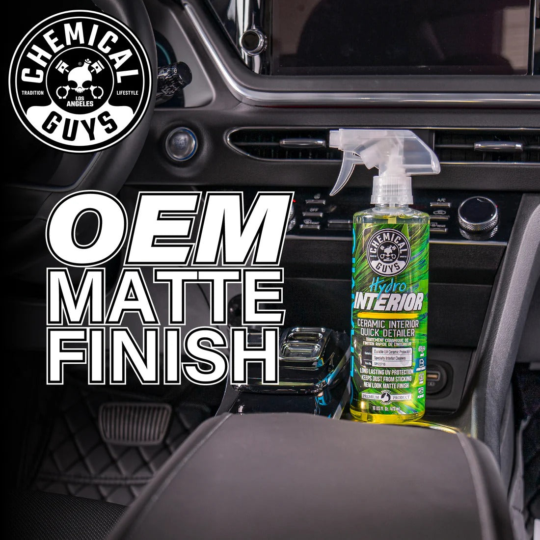 HydroInterior Ceramic Interior Quick Detailer (16oz) Chemical Guys
