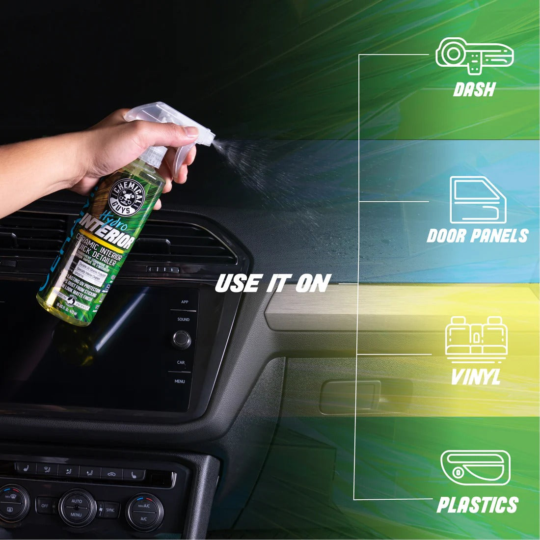 HydroInterior Ceramic Interior Quick Detailer (16oz) Chemical Guys