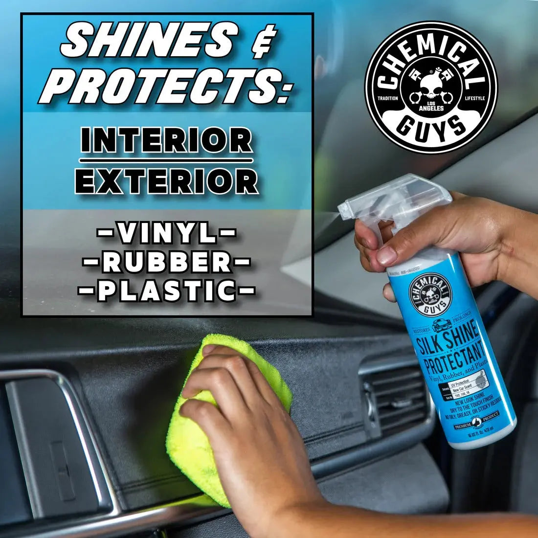 Silk Shine Spray Dressing Natural Shine (16oz) Chemical Guys