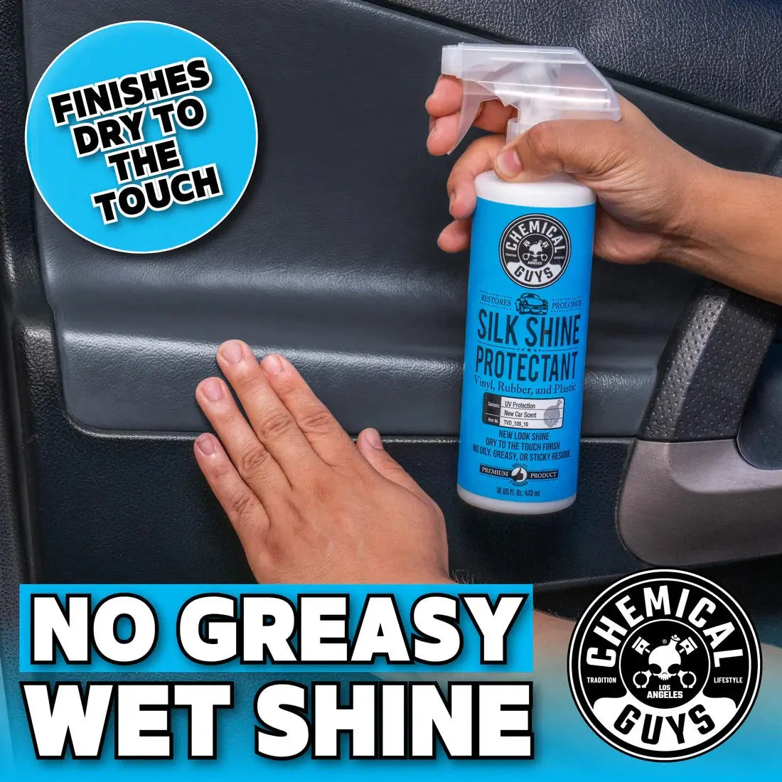 Silk Shine Spray Dressing Natural Shine (16oz) Chemical Guys