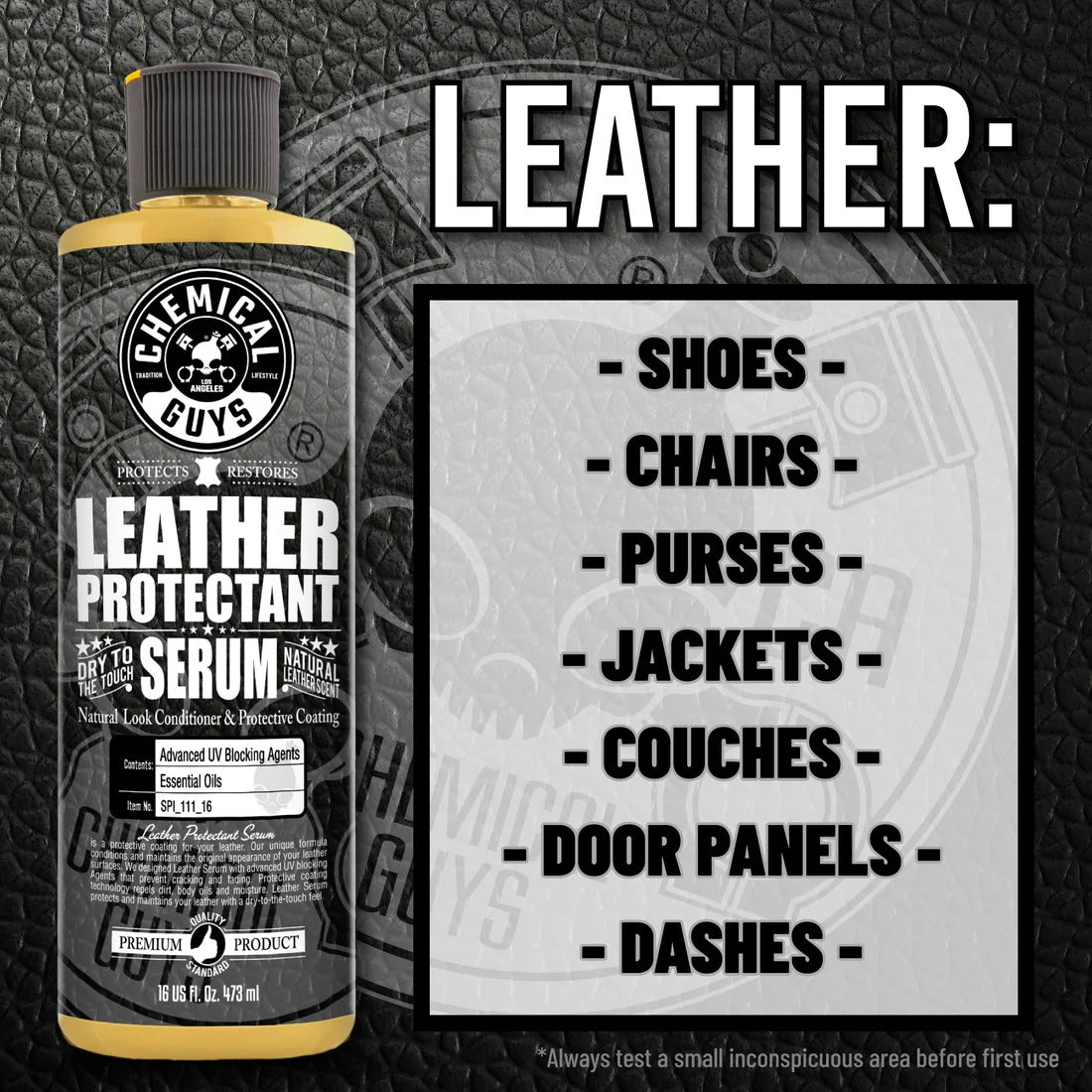 Leather Serum Protectant (16oz) Chemical Guys