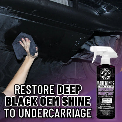 Bare Bones Undercarriage Spray-Dark Shine (16oz) Chemical Guys