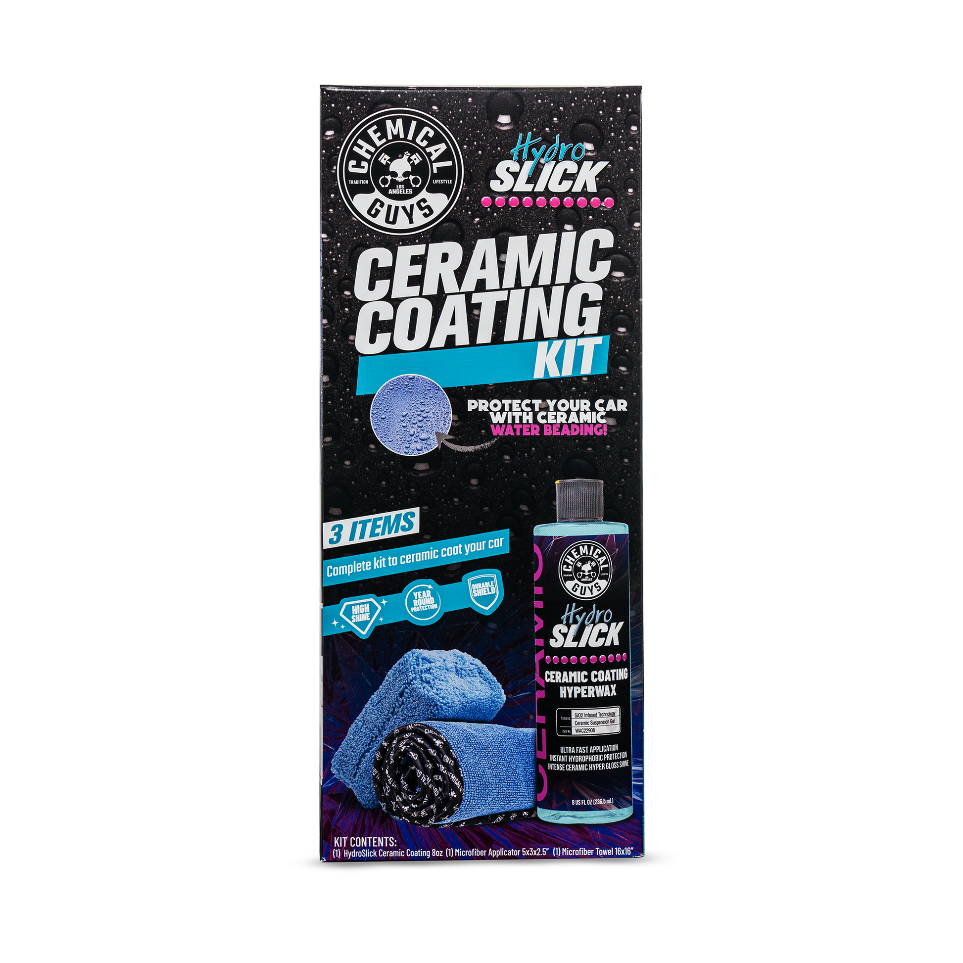 HydroSlick Ceramic Coating Kit Chemical Guys