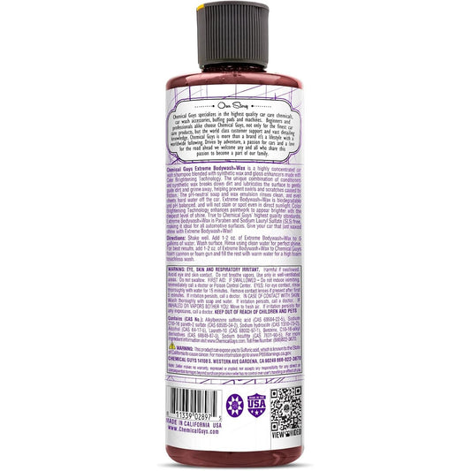 Extreme Body Wash and Wax Car Wash Soap (16 oz) Chemical Guys