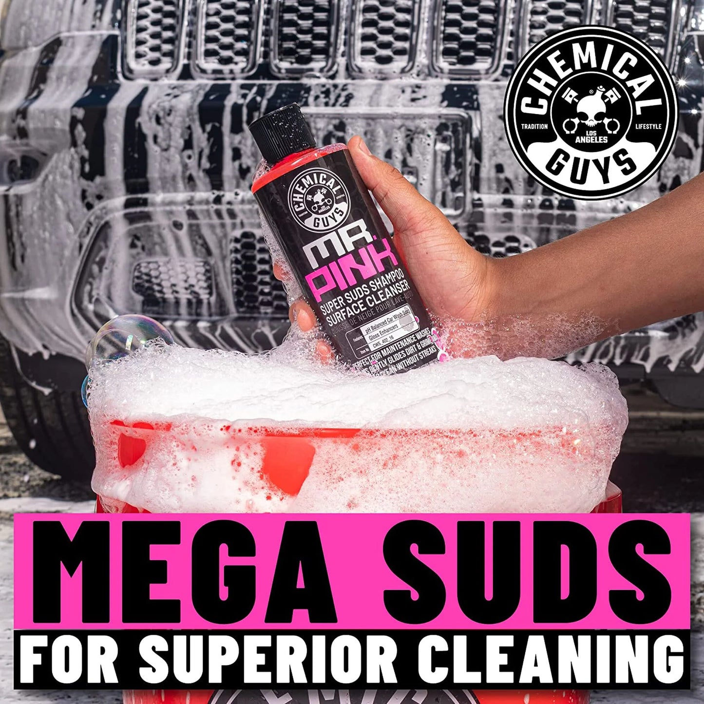 Mr Pink Car Wash Super Suds Shampoo