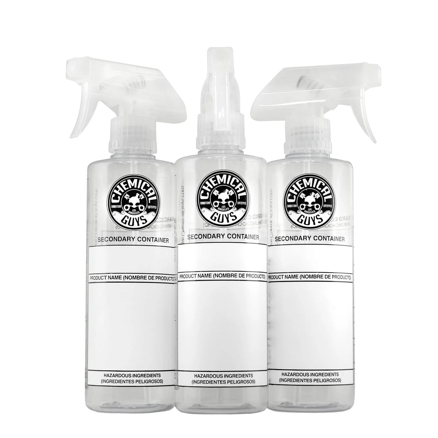 16oz Secondary Container Dilution Bottles (3 Pack) - Chemical Guys