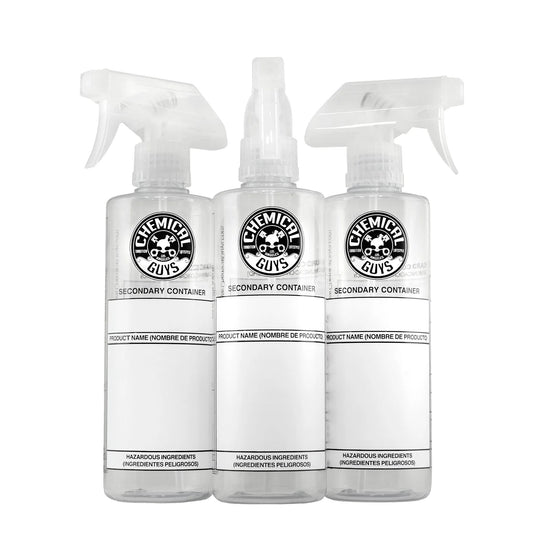 16oz Secondary Container Dilution Bottles (3 Pack) - Chemical Guys