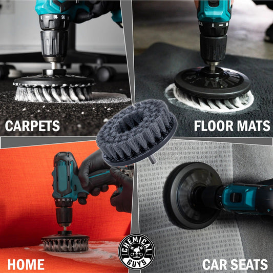 Spinner Carpet Drill Brush - Light Duty - Chemical Guys