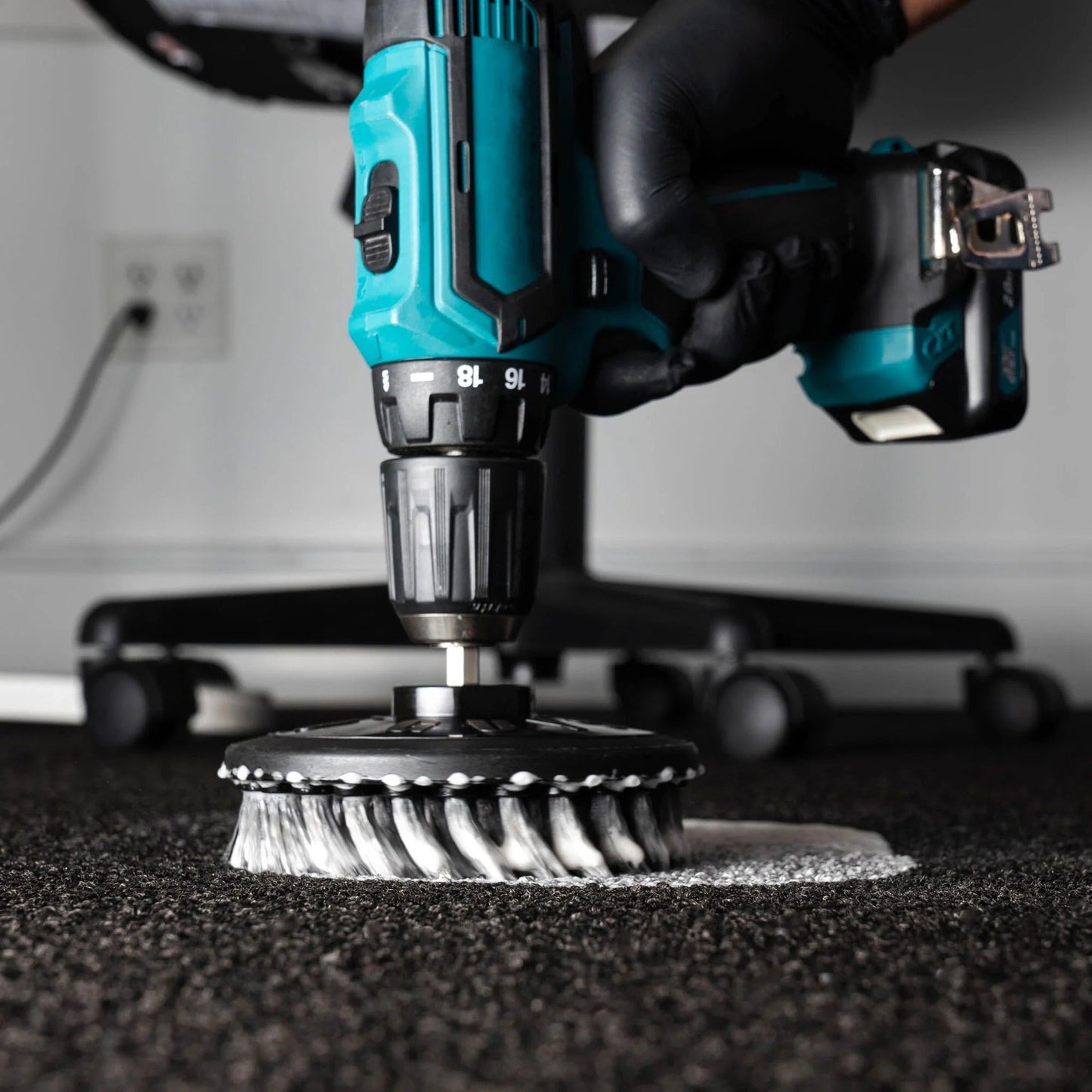 Spinner Carpet Drill Brush - Light Duty - Chemical Guys
