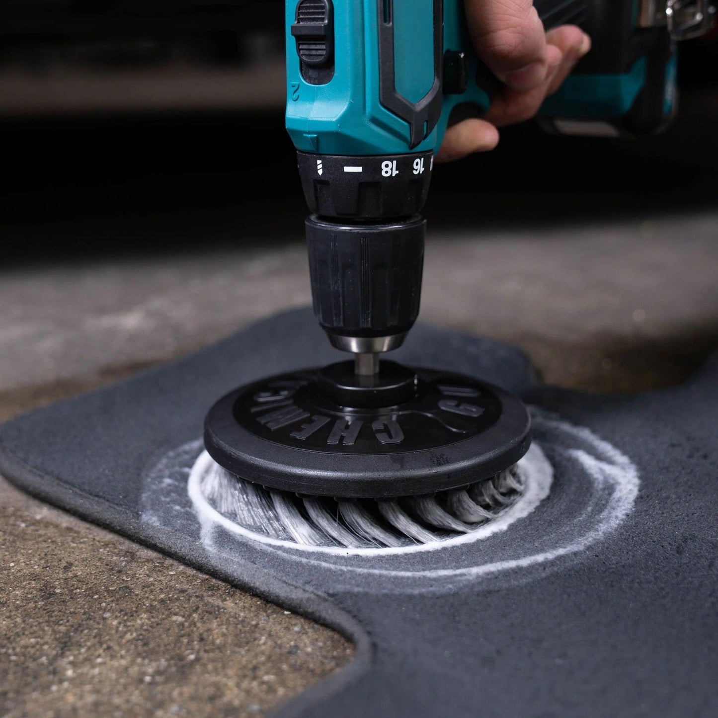 Spinner Carpet Drill Brush - Light Duty - Chemical Guys