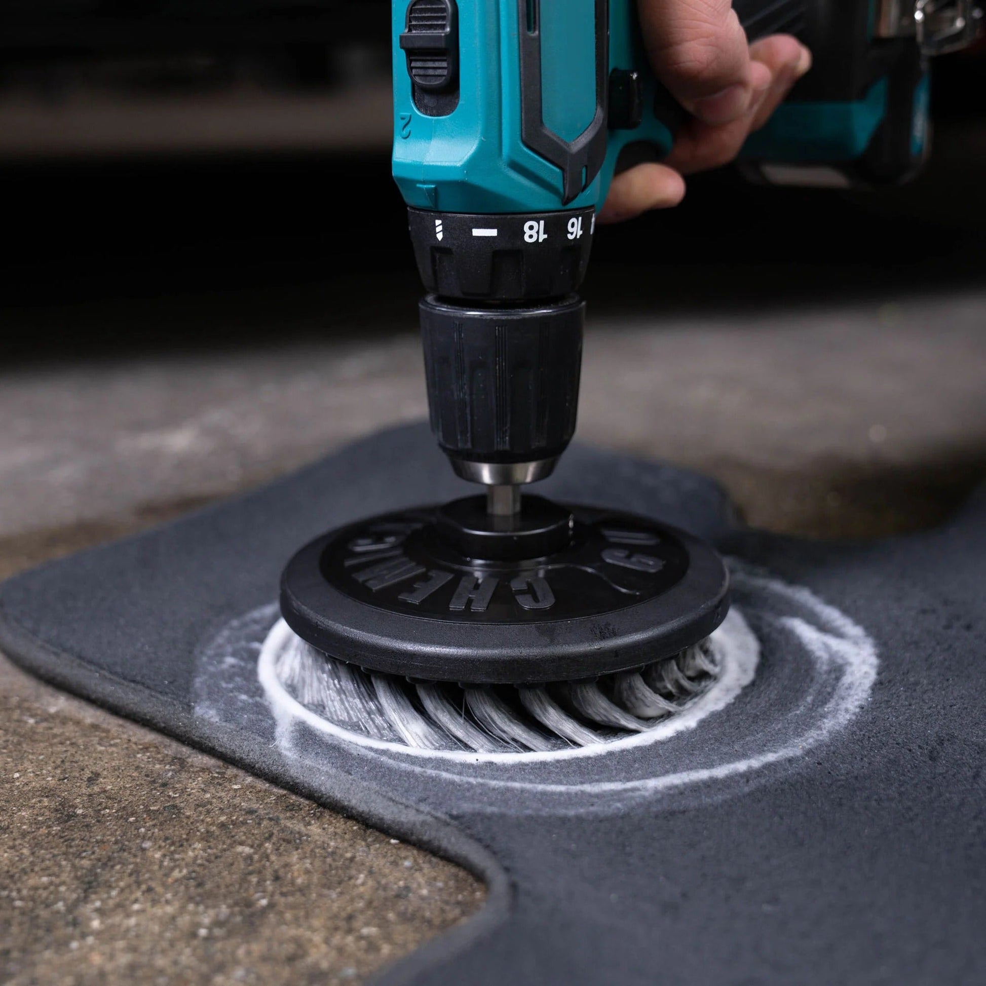 Spinner Carpet Drill Brush - Light Duty - Chemical Guys