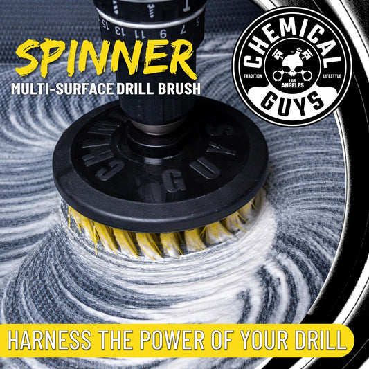 Spinner Carpet Drill Brush - Medium Duty - Chemical Guys