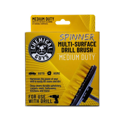 Spinner Carpet Drill Brush - Medium Duty - Chemical Guys