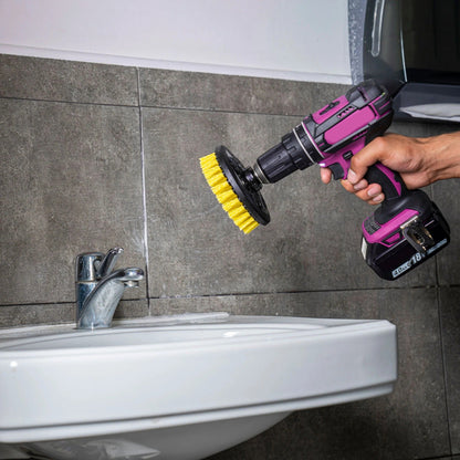 Spinner Carpet Drill Brush - Medium Duty - Chemical Guys