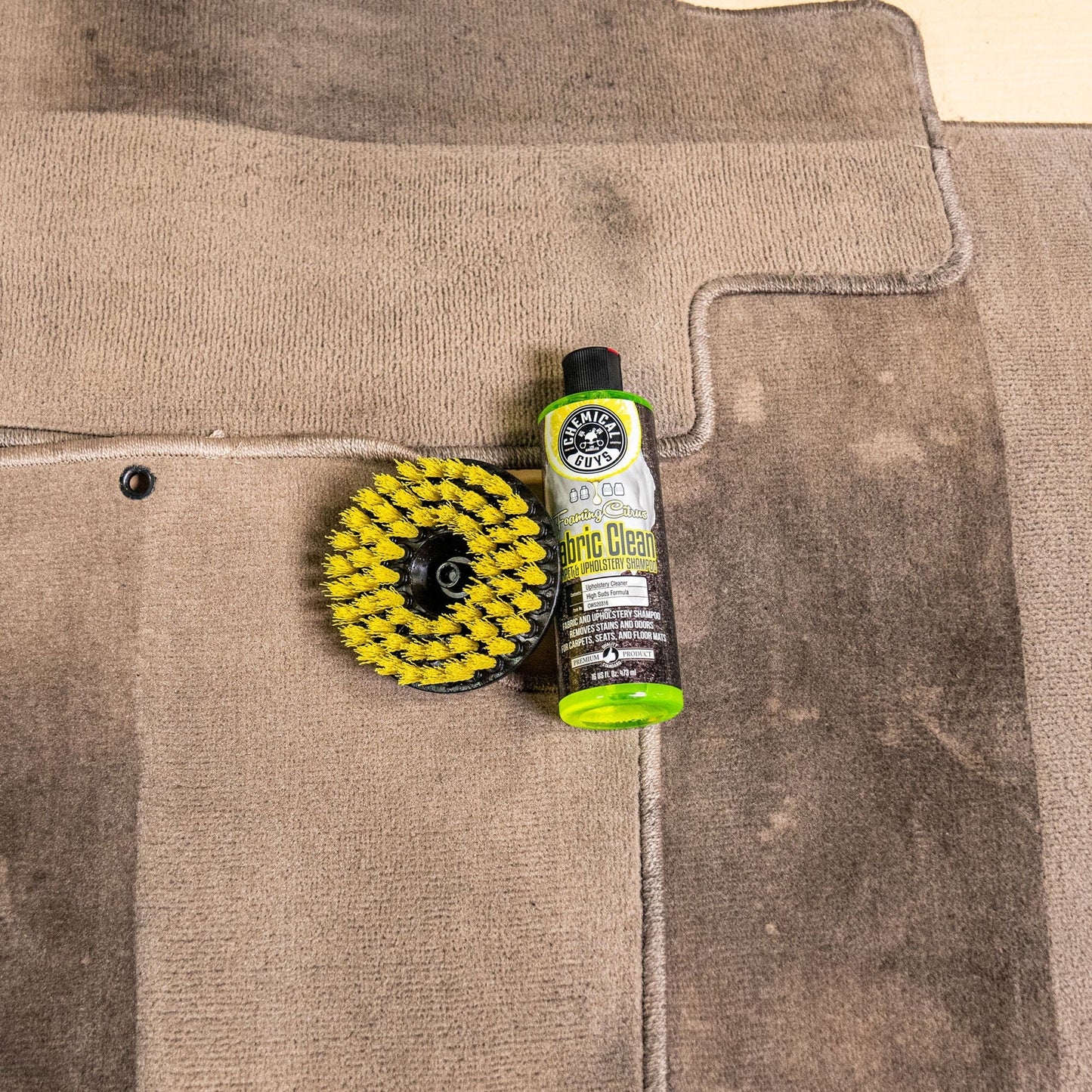 Spinner Carpet Drill Brush - Medium Duty - Chemical Guys