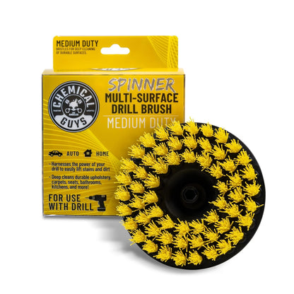 Spinner Carpet Drill Brush - Medium Duty - Chemical Guys