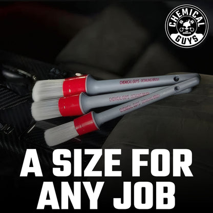 All in The Details Interior Detailing Brushes (3 Brushes) - Chemical Guys