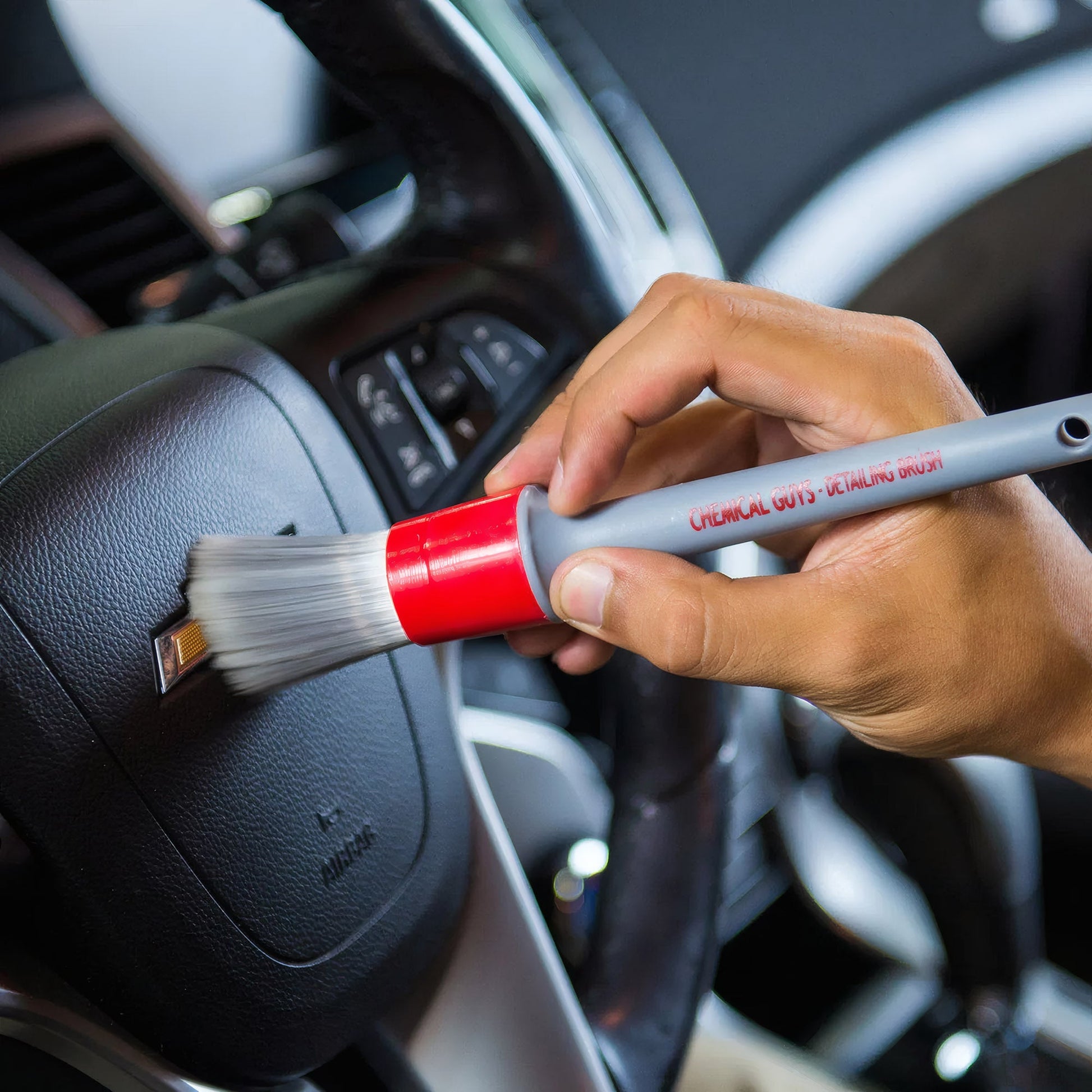 All in The Details Interior Detailing Brushes (3 Brushes) - Chemical Guys