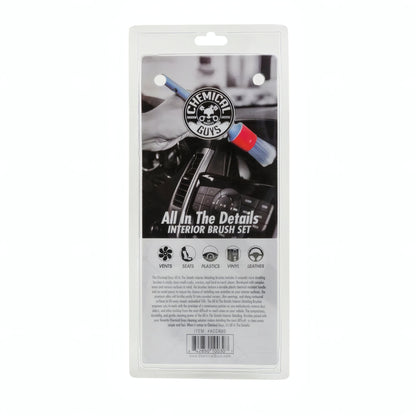 All in The Details Interior Detailing Brushes (3 Brushes) - Chemical Guys