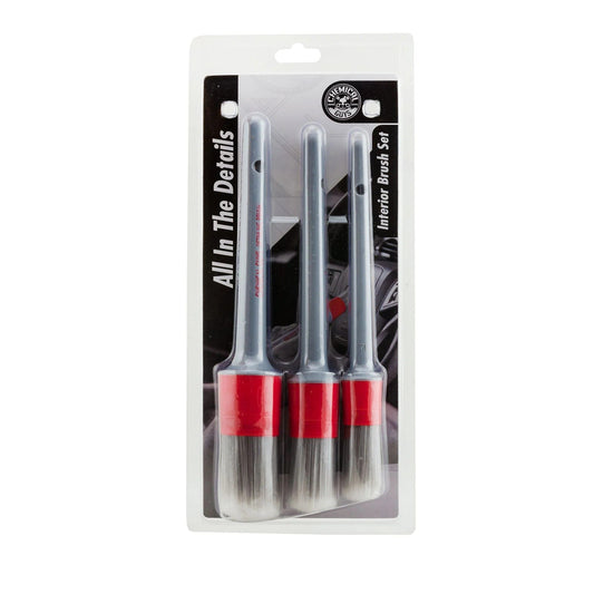All in The Details Interior Detailing Brushes (3 Brushes) - Chemical Guys
