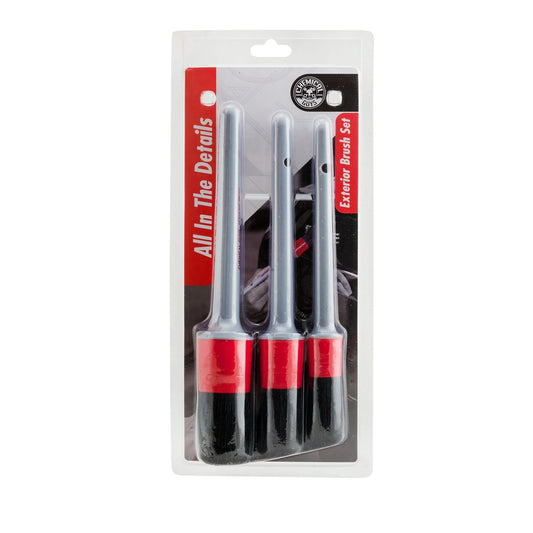 All in The Details Exterior Detailing Brushes (3 Brushes) - Chemical Guys