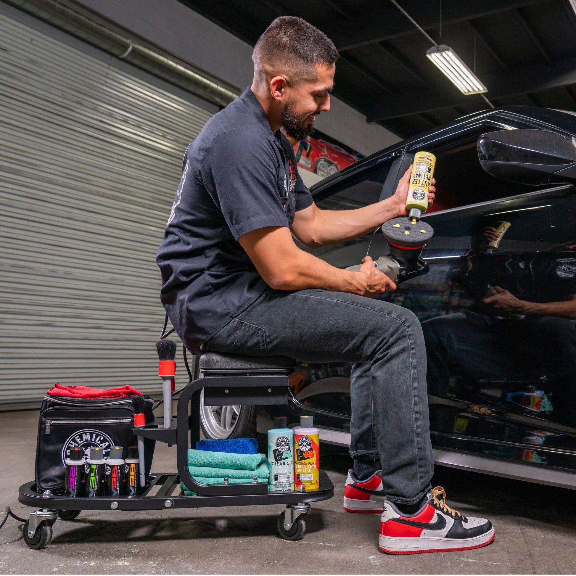 Soft Stool Ultimate Utility Detailing Cart - Chemical Guys