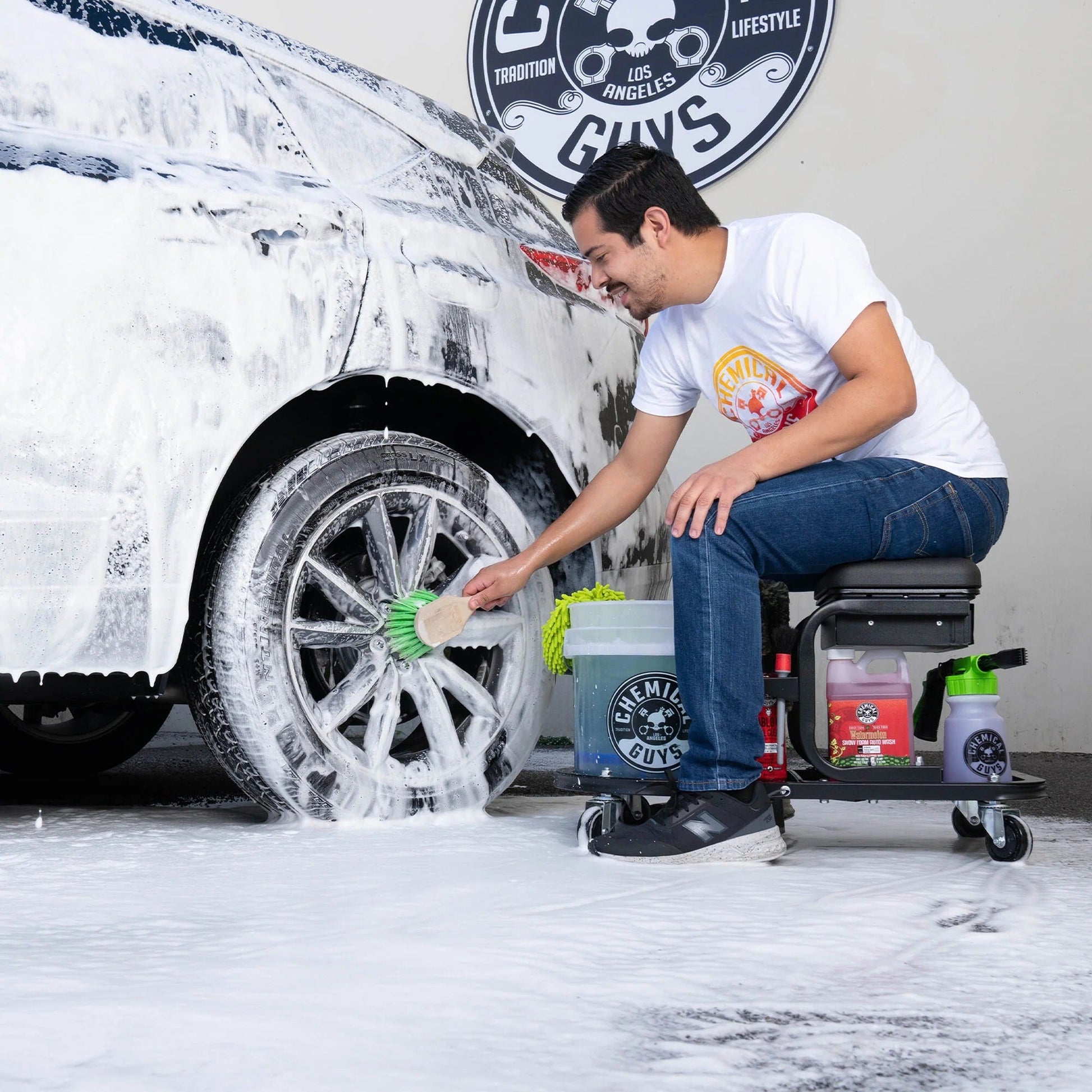 Soft Stool Ultimate Utility Detailing Cart - Chemical Guys