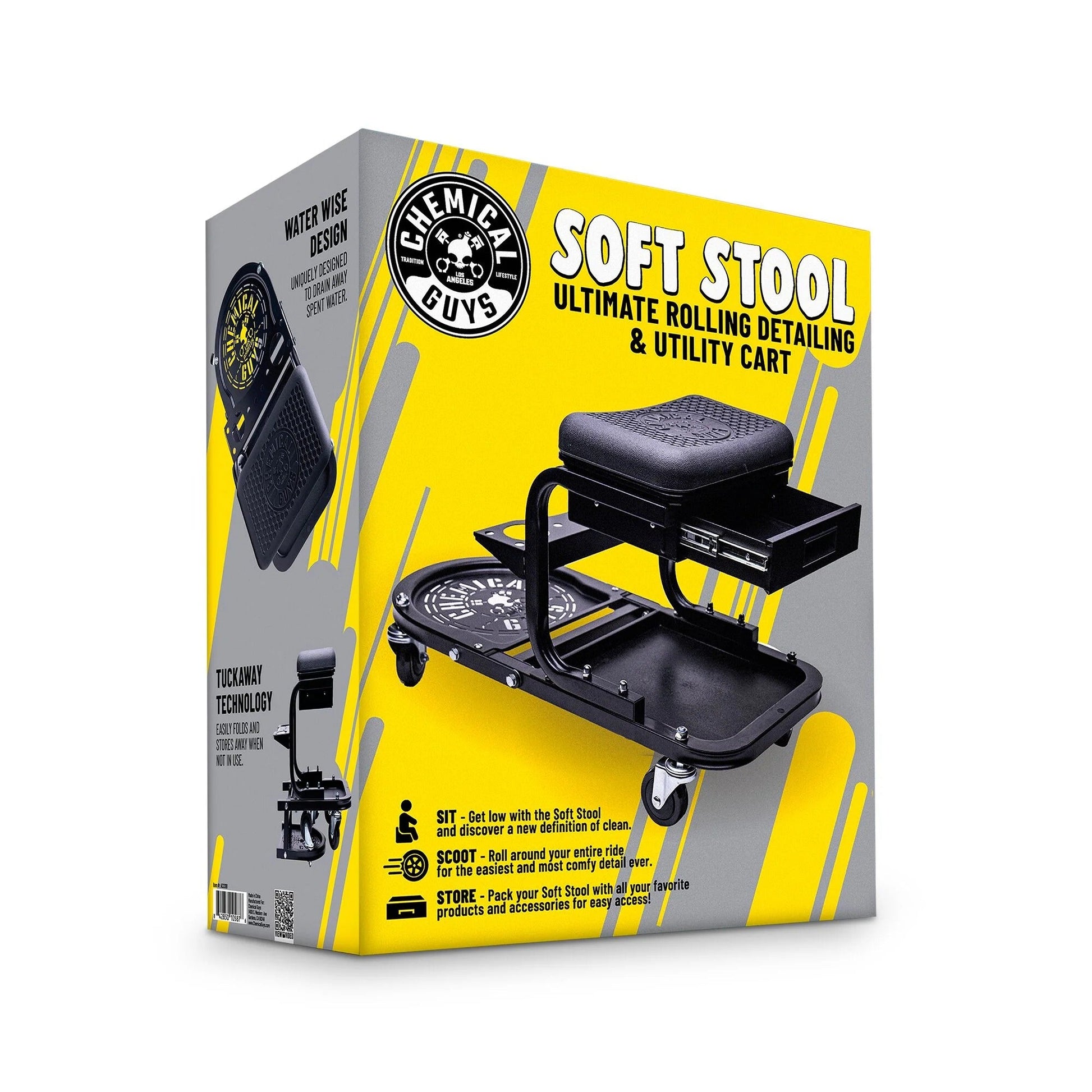 Soft Stool Ultimate Utility Detailing Cart - Chemical Guys
