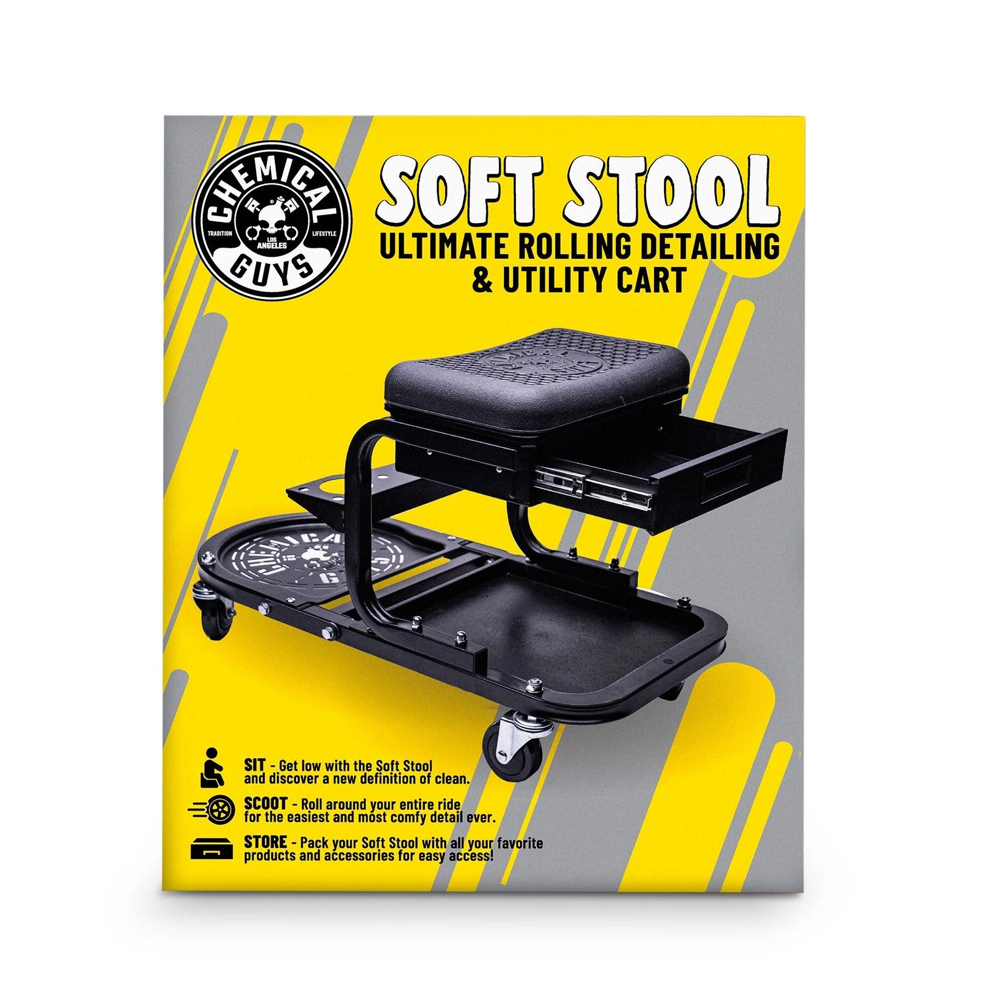Soft Stool Ultimate Utility Detailing Cart - Chemical Guys