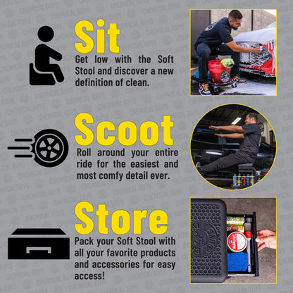 Soft Stool Ultimate Utility Detailing Cart - Chemical Guys