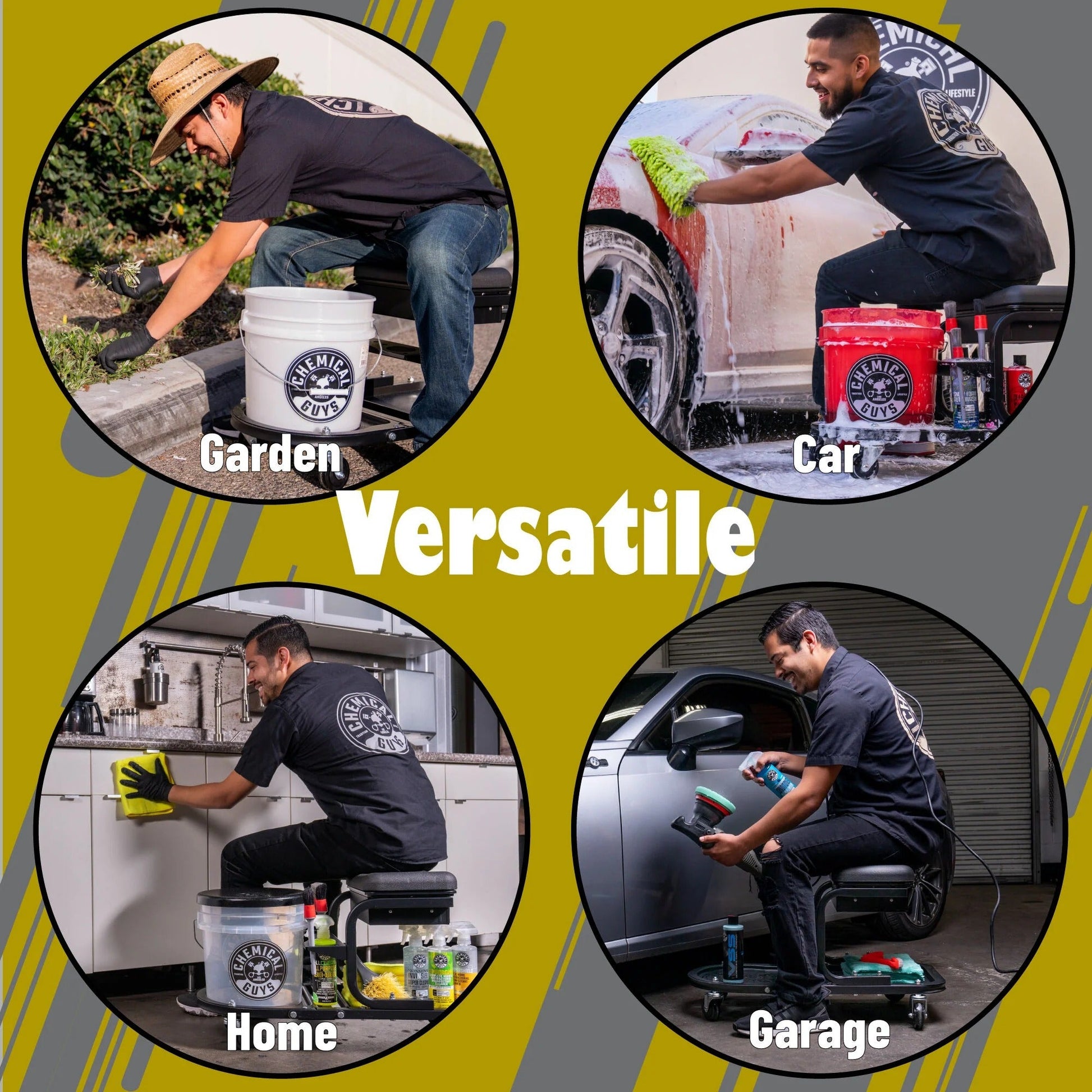 Soft Stool Ultimate Utility Detailing Cart - Chemical Guys