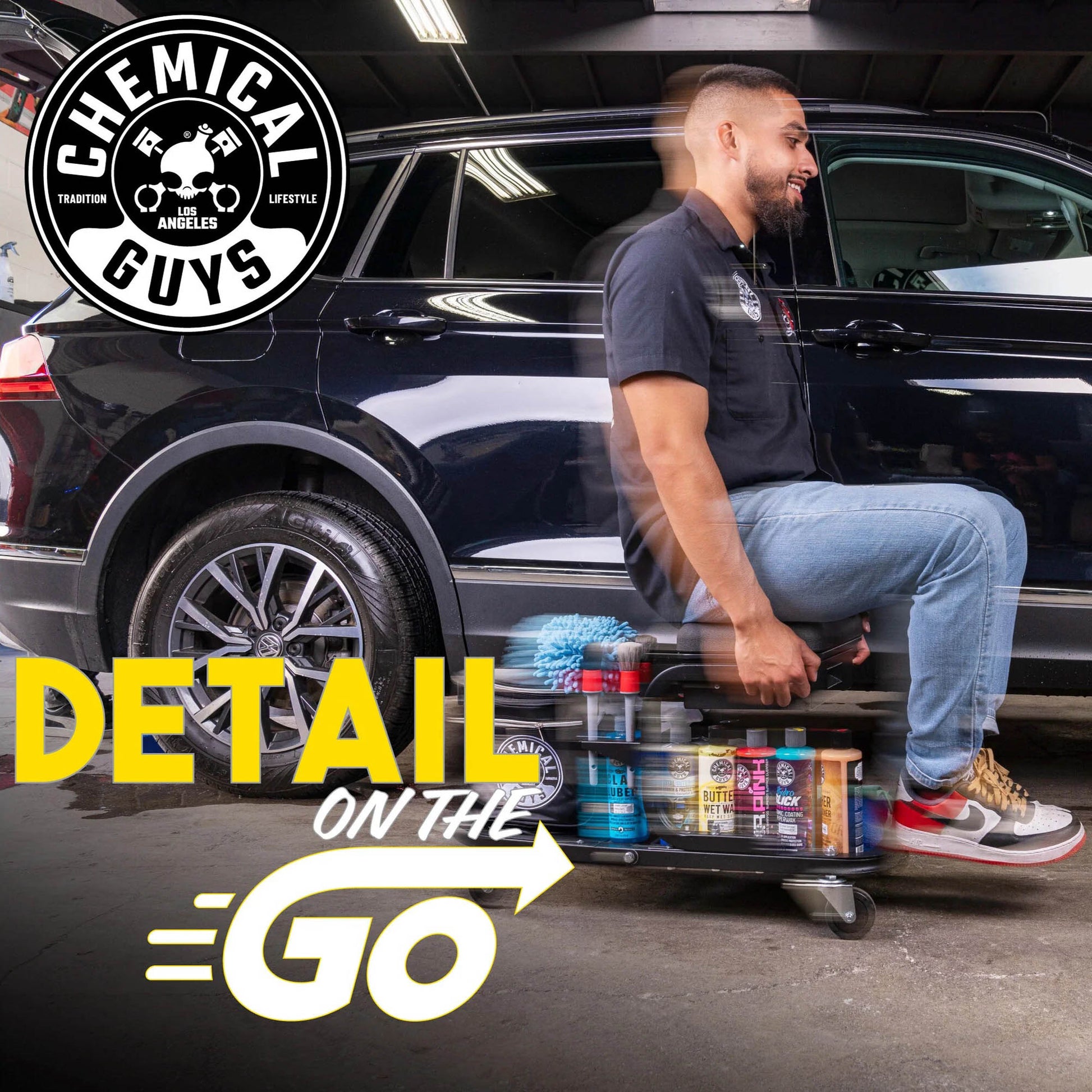 Soft Stool Ultimate Utility Detailing Cart - Chemical Guys