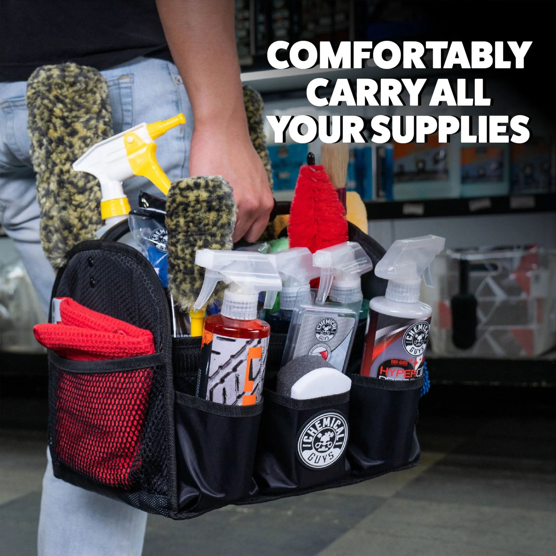 Quick Load Carrying Caddy & Storage Organizer - Chemical Guys