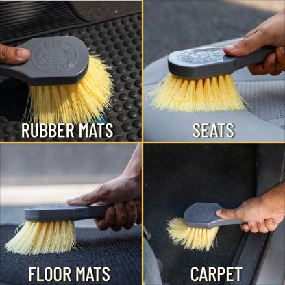 Nice & Stiff Heavy Duty Carpet & Interior Brush - Chemical Guys
