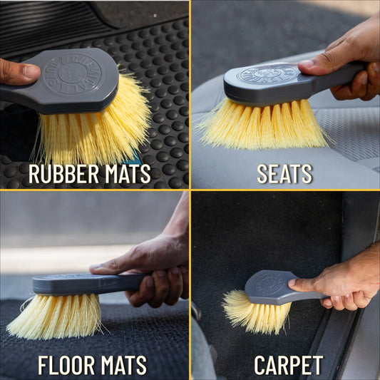 Nice & Stiff Heavy Duty Carpet & Interior Brush - Chemical Guys