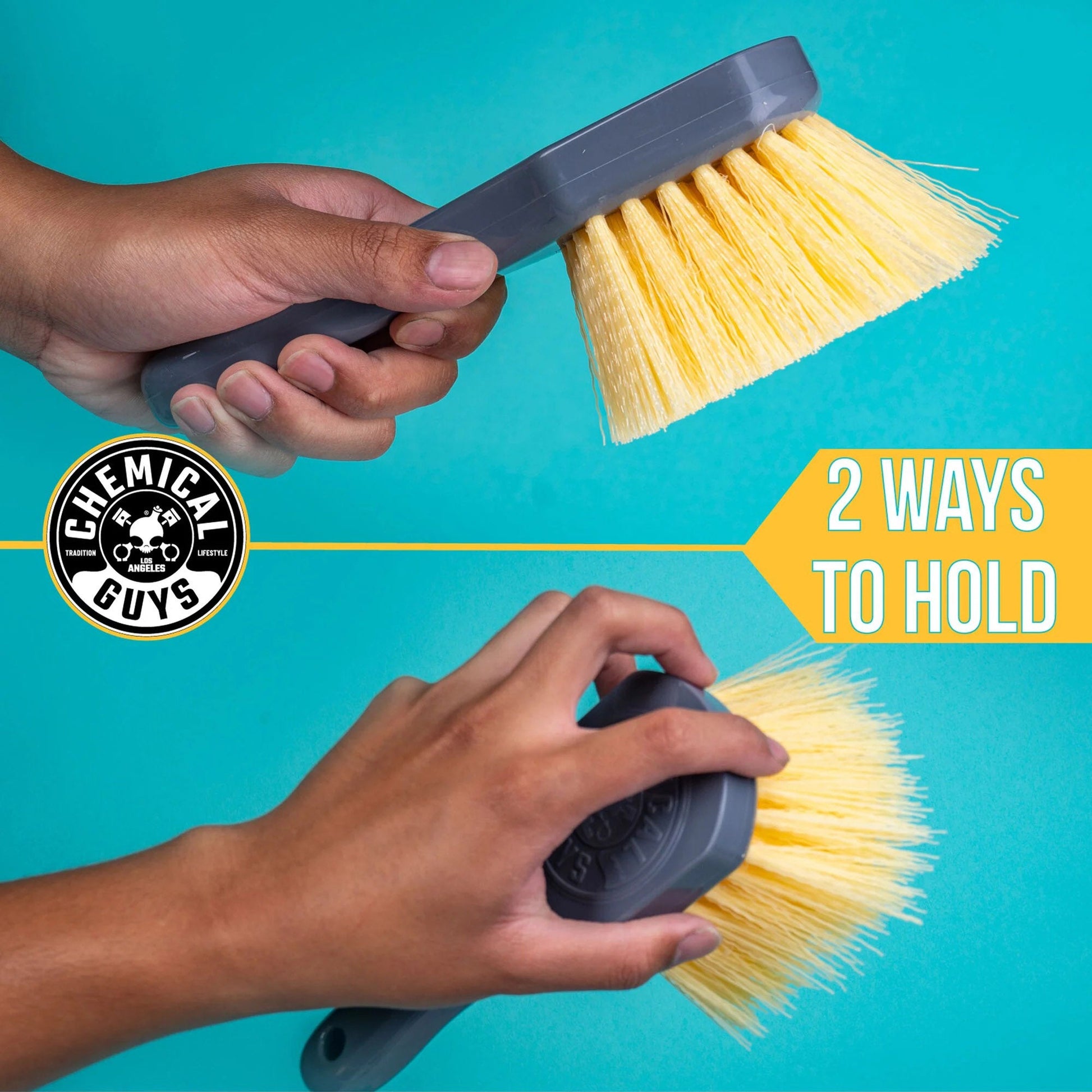Nice & Stiff Heavy Duty Carpet & Interior Brush - Chemical Guys