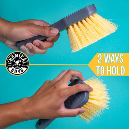 Nice & Stiff Heavy Duty Carpet & Interior Brush - Chemical Guys