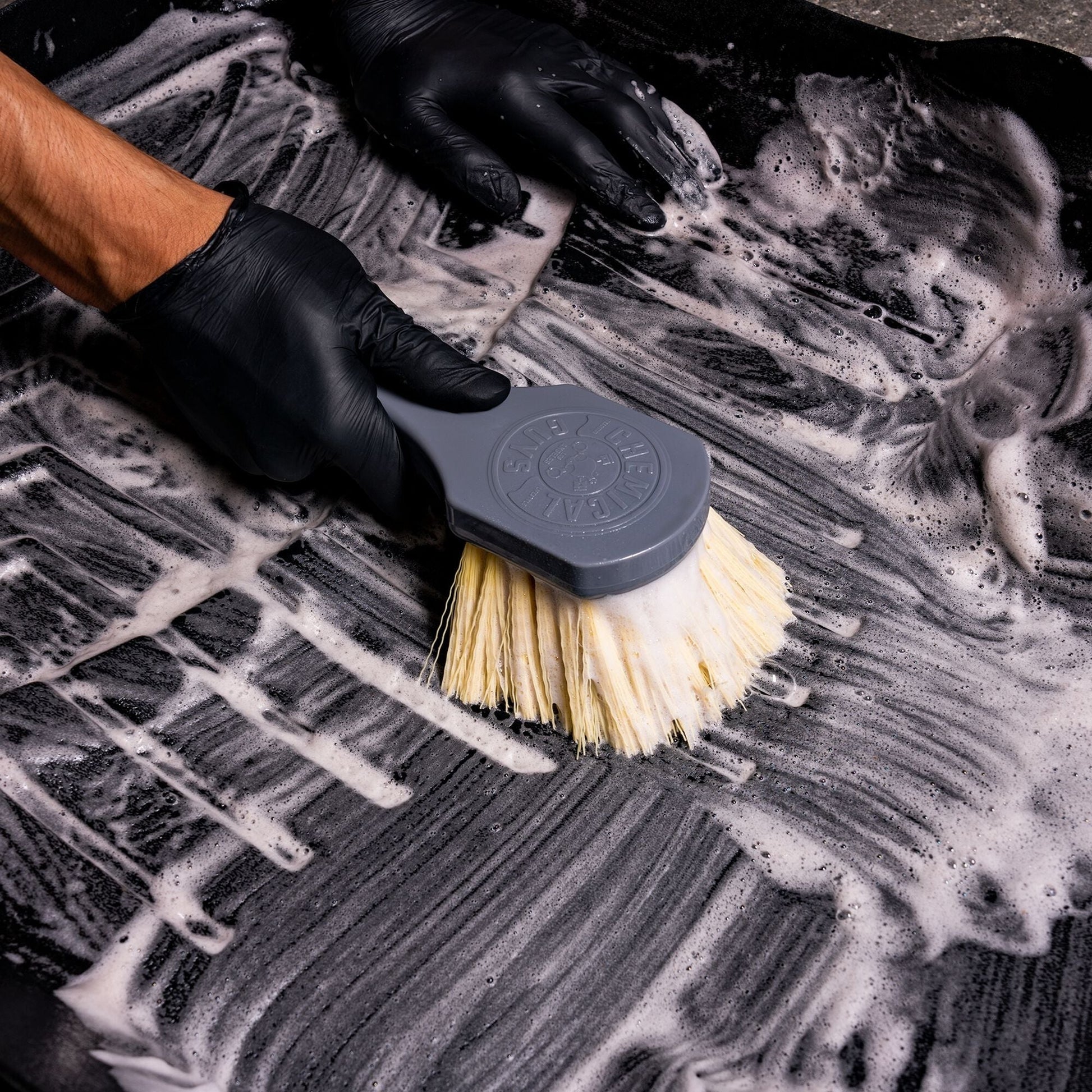 Nice & Stiff Heavy Duty Carpet & Interior Brush - Chemical Guys