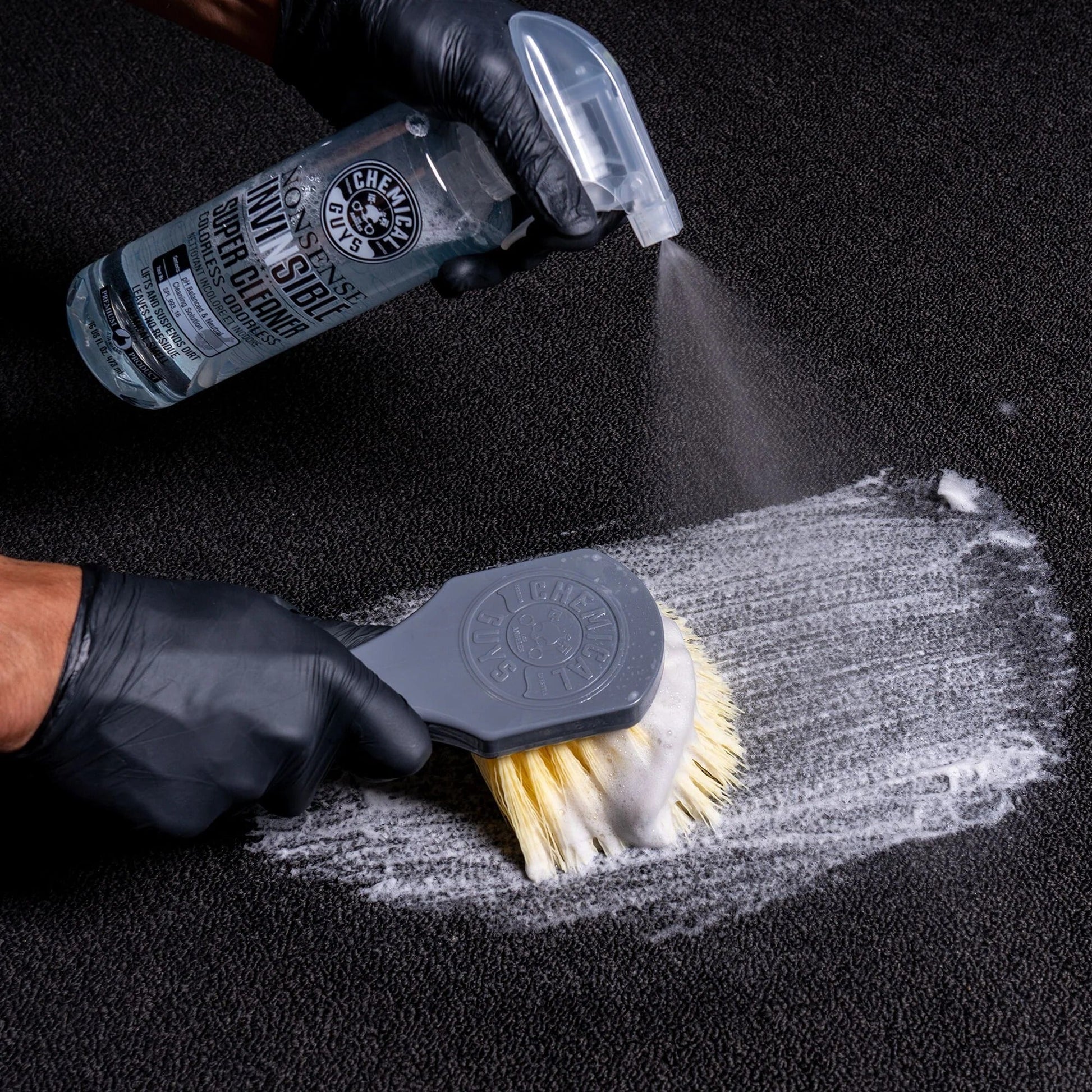 Nice & Stiff Heavy Duty Carpet & Interior Brush - Chemical Guys