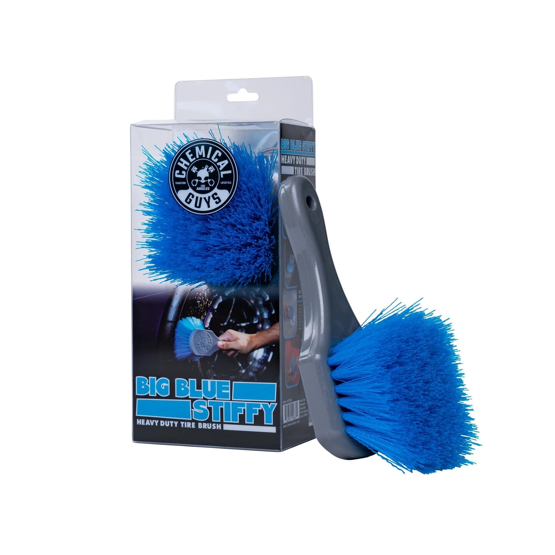 Big Blue Stiffy Heavy Duty Tyre Brush - Chemical Guys