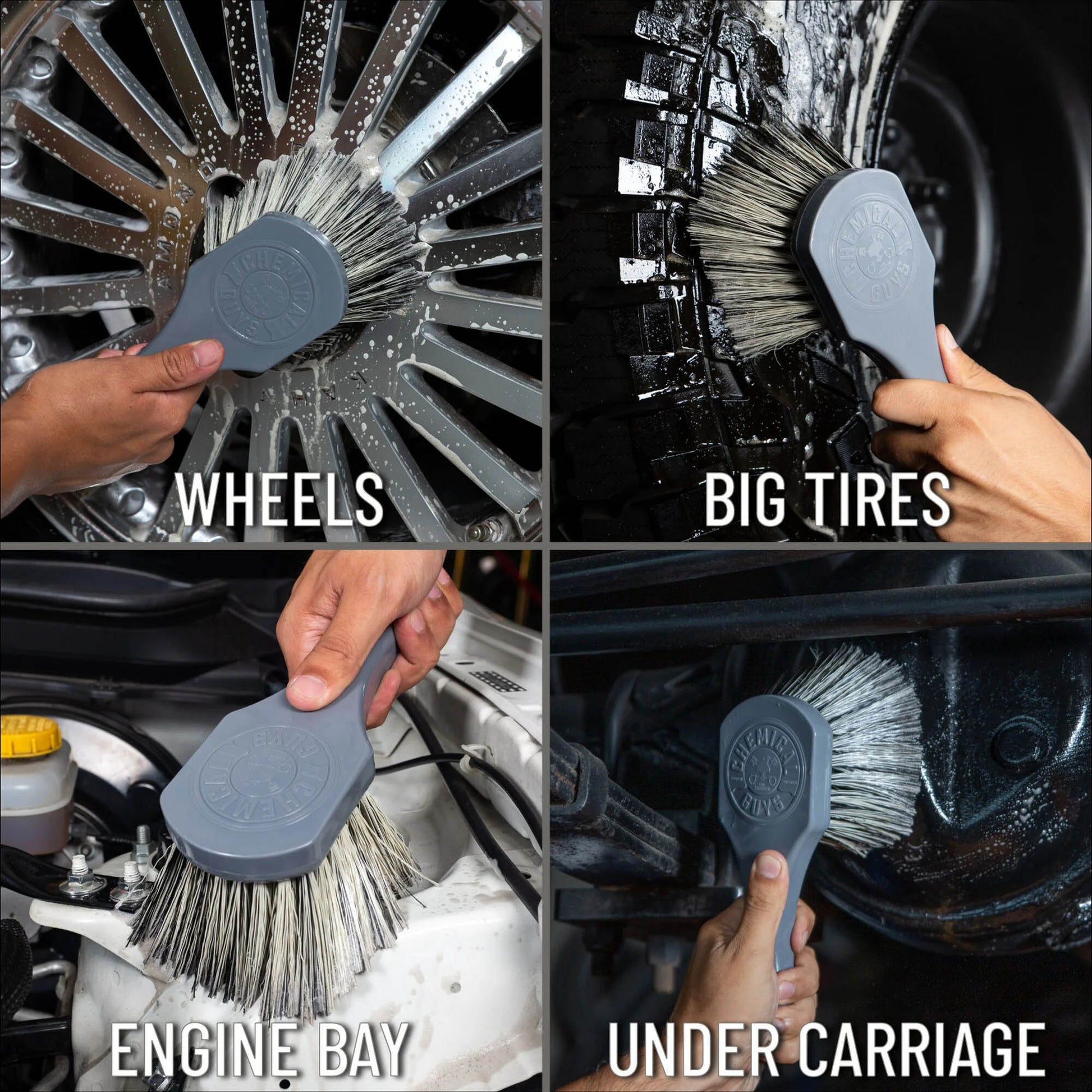 Wheel Works Medium Duty Wheel & Body Brush - Chemical Guys