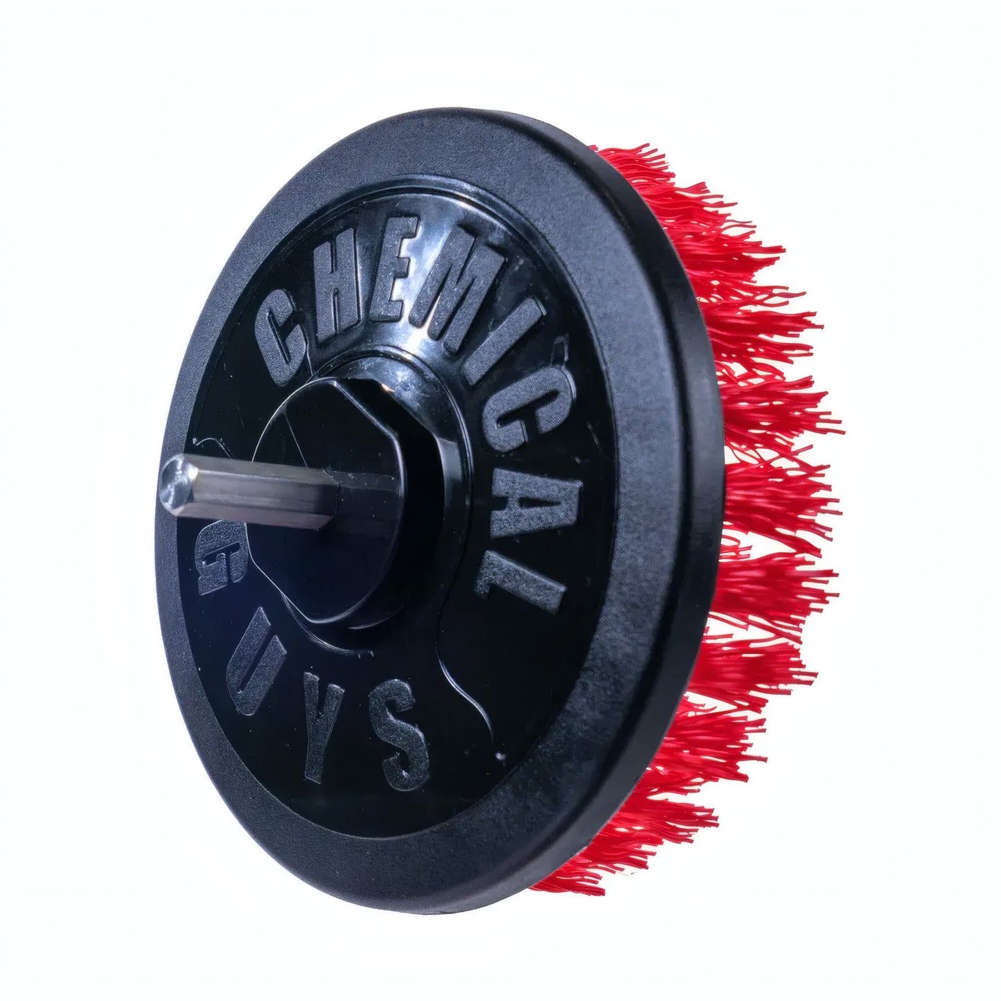 Carpet Brush With Drill Attachment (Red) - Chemical Guys