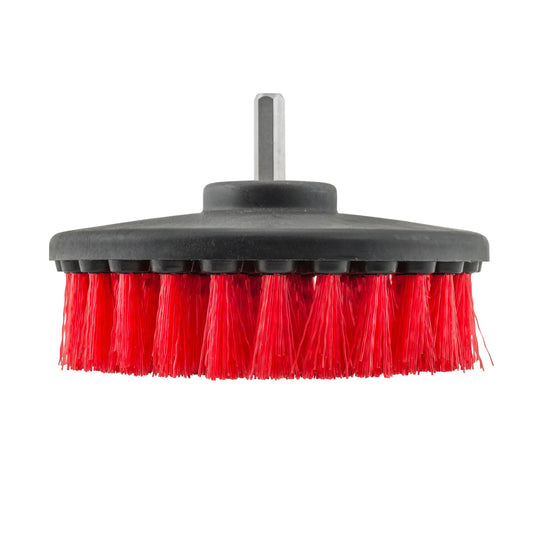 Carpet Brush With Drill Attachment (Red) - Chemical Guys