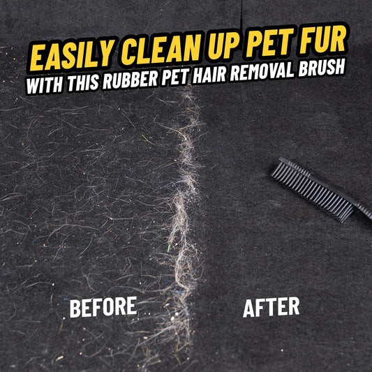 Rubber Pet Hair Removal Brush - Chemical Guys