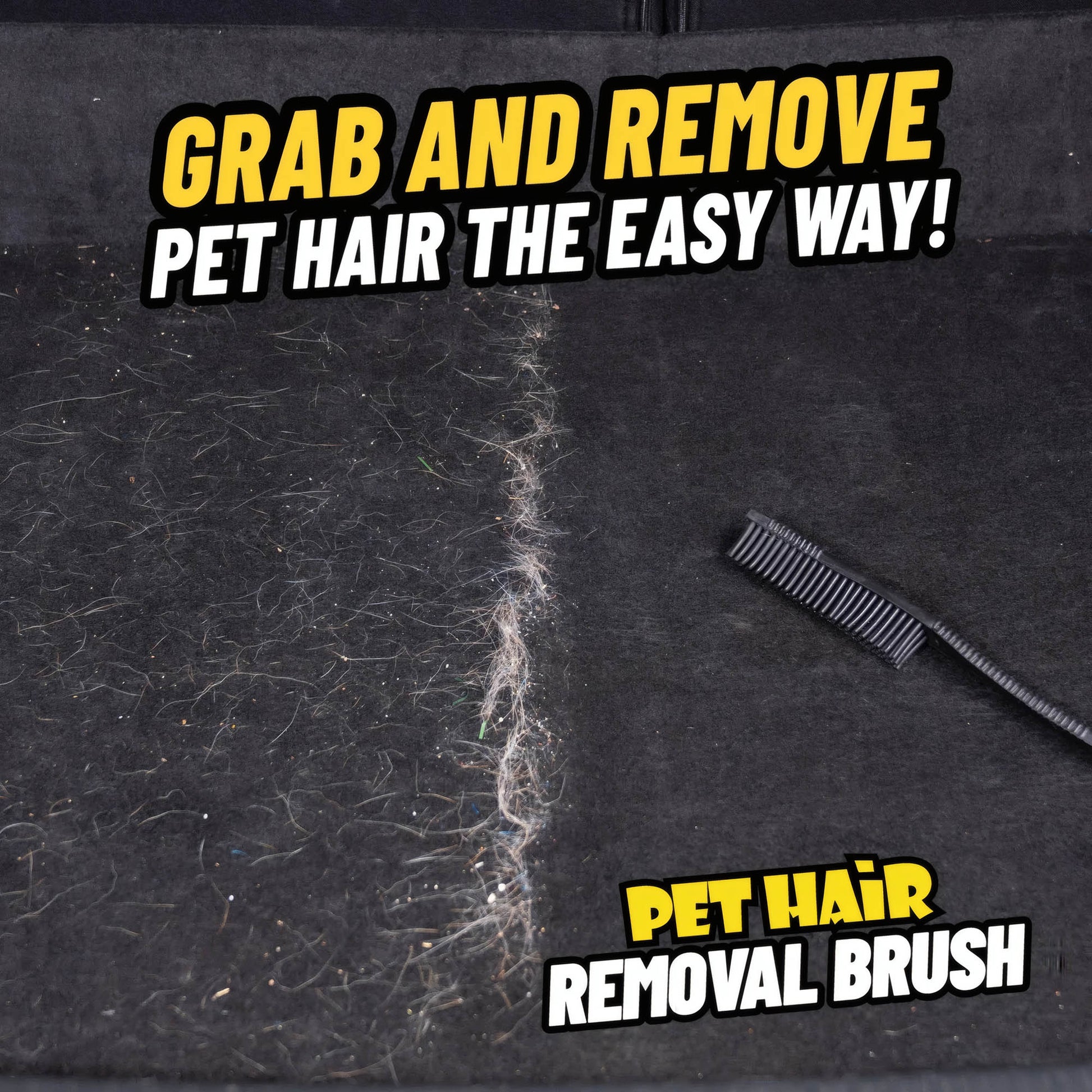 Rubber Pet Hair Removal Brush - Chemical Guys