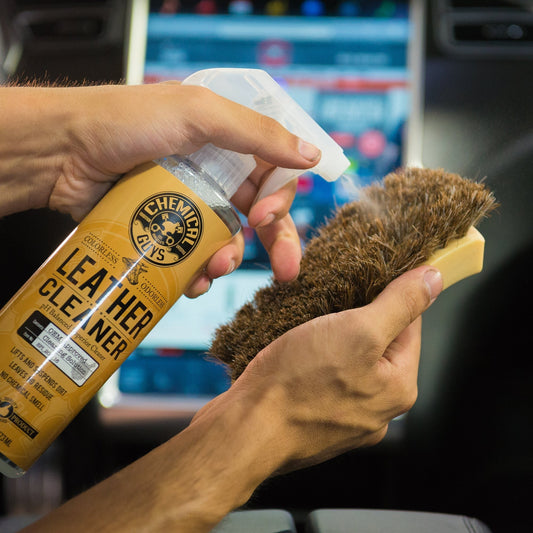 Long Horse Hair Interior & Upholstery Brush - Chemical Guys