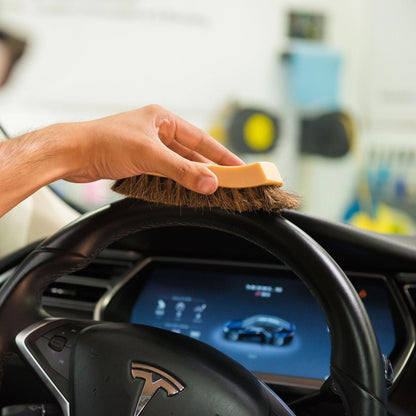 Long Horse Hair Interior & Upholstery Brush - Chemical Guys