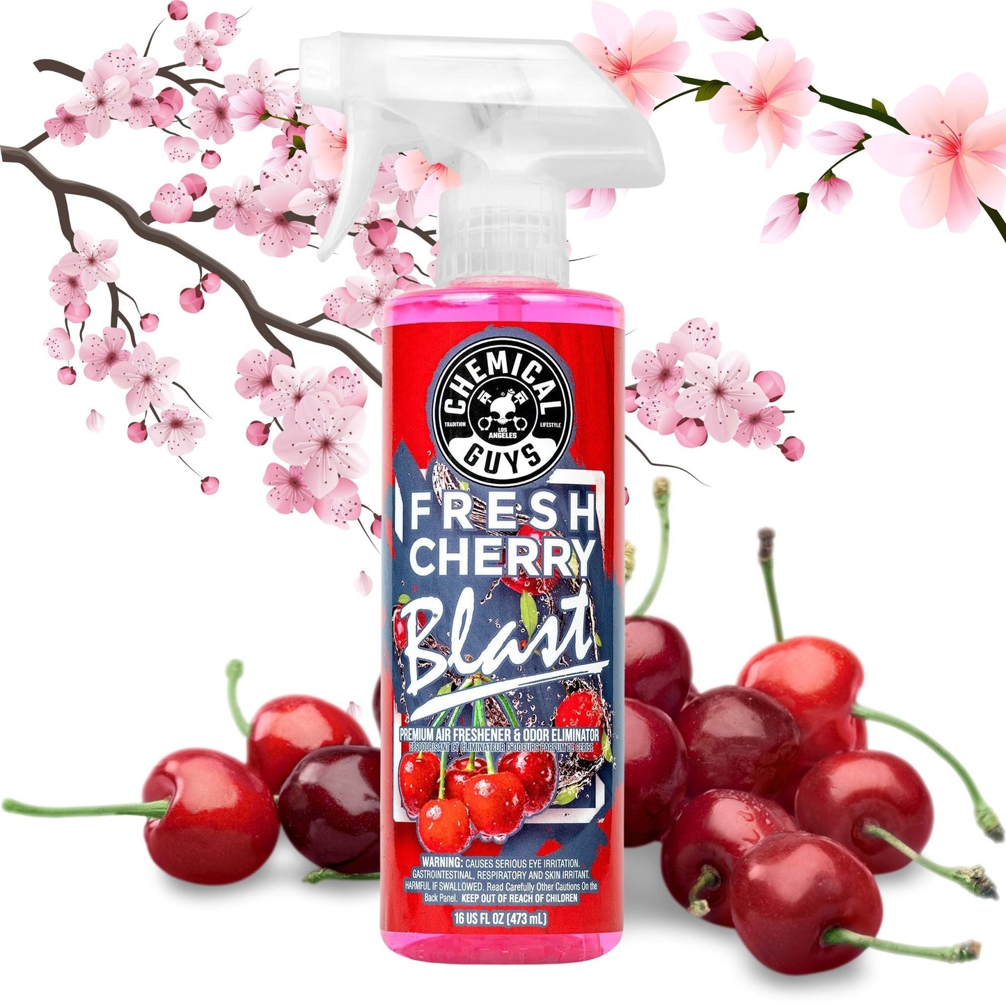 Fresh Cherry Blast Premium Air Freshener (16oz) - Chemical Guys